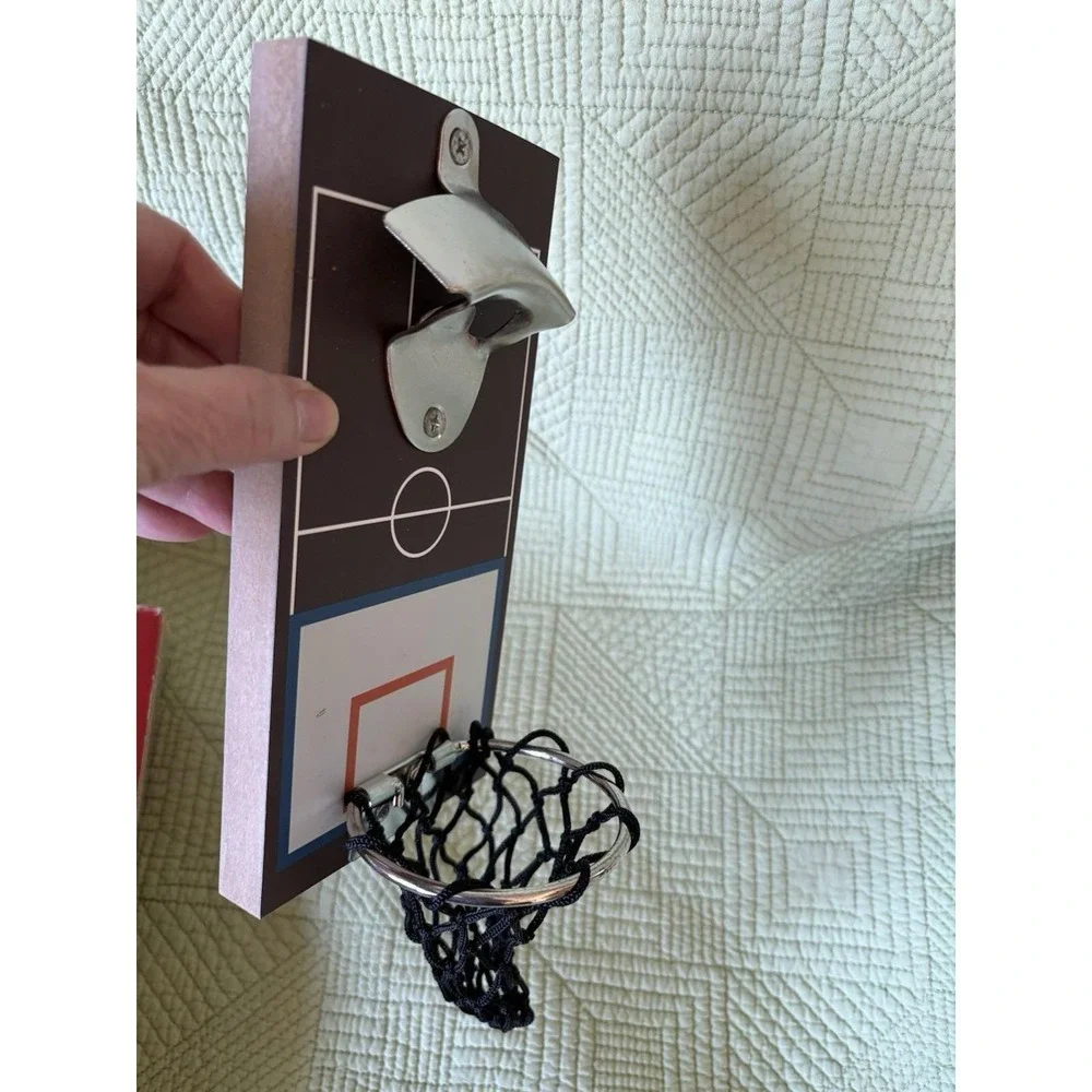 Basketball Bottle Opener Wall Mount 8 X 4